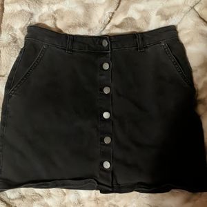 Roxy button up mini skirt
